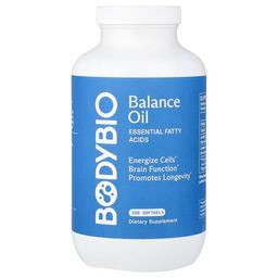 BodyBio, Balance 오일, 필수 지방산, 소프트젤 180정