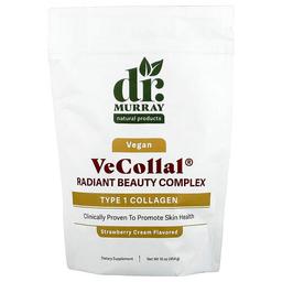 Dr. Murray's, VeCollal®, 비건 래디언트 뷰티 복합체, 딸기 크림, 454g(16oz)