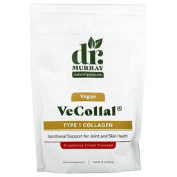Dr. Murray's, VeCollal®, 비건 1형 콜라겐, 딸기 크림, 454g(16oz)