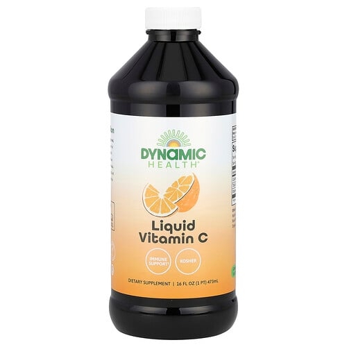 다이나믹 헬스 래보래토리즈 Dynamic Health, 리퀴드 비타민C, 천연 감귤류 맛, 1,000mg, 473ml(16fl oz) 상세 이미지