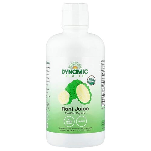 다이나믹 헬스 래보래토리즈 Dynamic Health, 유기농 인증 노니즙, 946ml(32fl oz) 상세 이미지