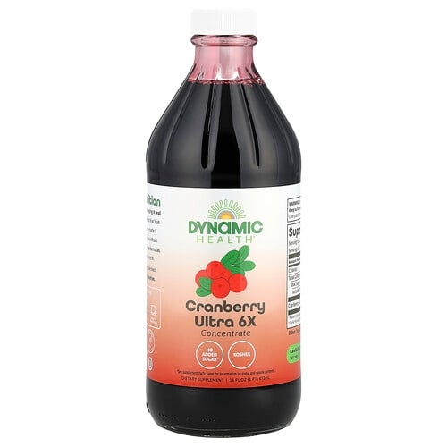 다이나믹 헬스 래보래토리즈 Dynamic Health, 크랜베리 울트라 6X 농축물, 473ml(16fl oz) 상세 이미지