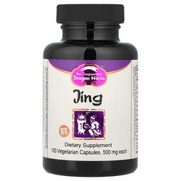 드래곤 허브 Dragon Herbs, Jing, 베지 캡슐 100정