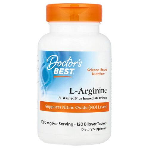 닥터스 베스트 Doctor's Best, L-아르기닌, 이중층 정제 120정(1정당 500mg) 상품 이미지