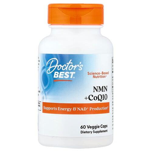 닥터스 베스트 Doctor's Best, NMN + CoQ10, 베지 캡슐 60정 상품 이미지