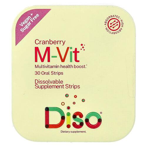 Diso, M-Vit, 크랜베리, 구강 스트립 30개 상품 이미지