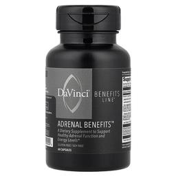 다빈치 래보래토리즈 DaVinci Laboratories, Benefits Line™, Adrenal Benefits™, 캡슐 60정