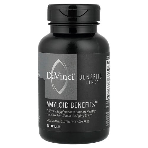 다빈치 래보래토리즈 DaVinci Laboratories, Benefits Line™, Amyloid Benefits™, 캡슐 90정 상세 이미지