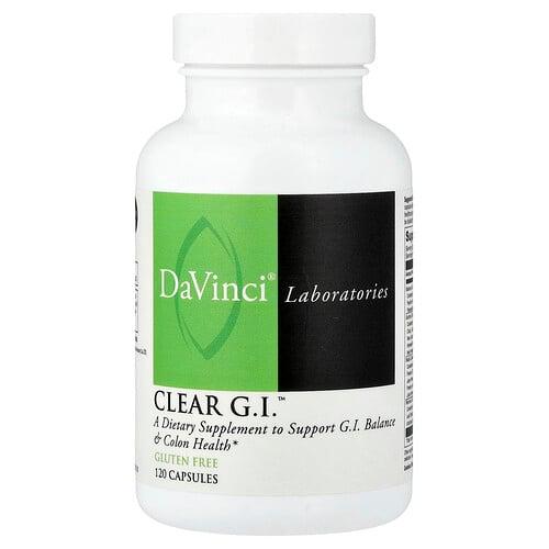 다빈치 래보래토리즈 DaVinci Laboratories, Clear GI™, 캡슐 120정 상품 이미지