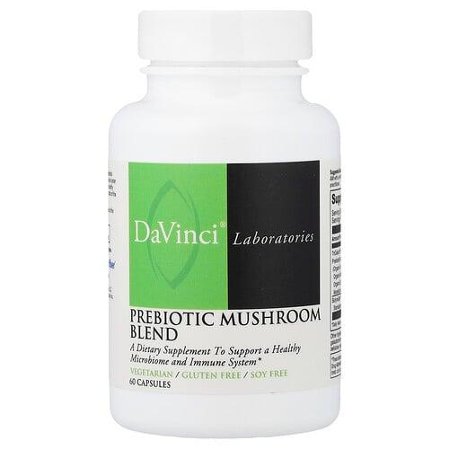 다빈치 래보래토리즈 DaVinci Laboratories, 프리바이오틱 버섯 혼합물, 캡슐 60정 상품 이미지