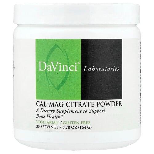 다빈치 래보래토리즈 DaVinci Laboratories, Cal-Mag 구연산염 분말, 164g(5.78oz) 상품 이미지