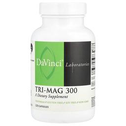 다빈치 래보래토리즈 DaVinci Laboratories, Tri-Mag 300, 캡슐 120정(캡슐 1정당 75mg)