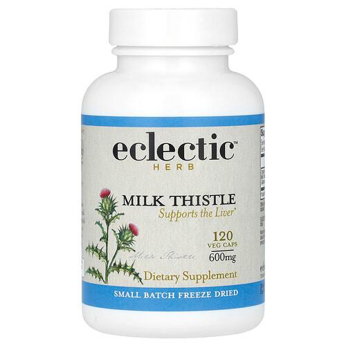 이클레틱 인스티튜트 Eclectic Herb, 밀크시슬, 베지 캡슐 120정(캡슐 1정당 600mg) 상품 이미지