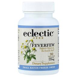 이클레틱 인스티튜트 Eclectic Herb, 피버퓨, 머리 및 목 긴장 완화, 125mg, 베지 캡슐 90정