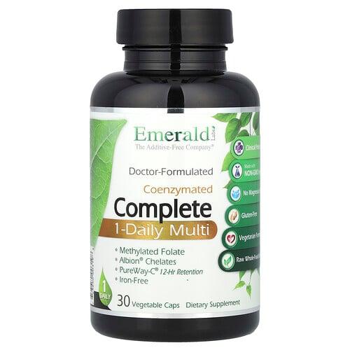 에메랄드 래보래토리즈 Emerald Laboratories, 코엔자이메이티드 완벽한 원 데일리 멀티, 식물성 캡슐 30정 상품 이미지