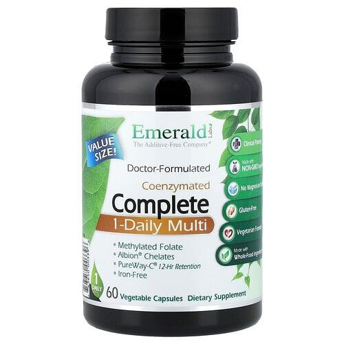 에메랄드 래보래토리즈 Emerald Laboratories, 코엔자임화 컴플리트 원-데일리 멀티, 베지 캡슐 60정 상품 이미지