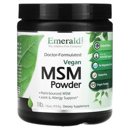 에메랄드 래보래토리즈 Emerald Laboratories, 비건 MSM 분말, 454g(1lb)