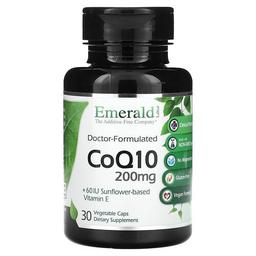 에메랄드 래보래토리즈 Emerald Laboratories, CoQ10, 200mg, 베지 캡슐 30정