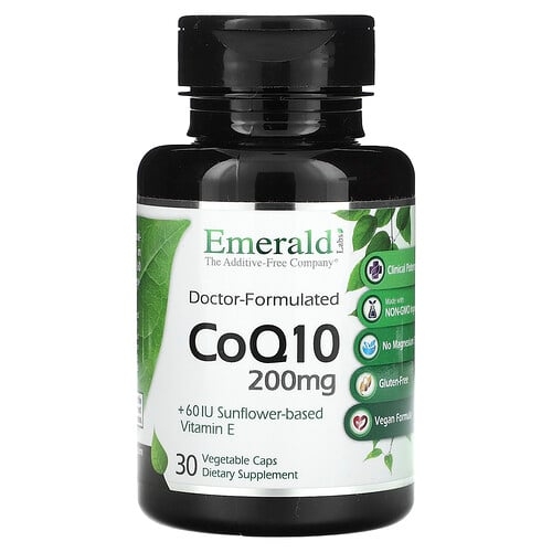 에메랄드 래보래토리즈 Emerald Laboratories, CoQ10, 200mg, 베지 캡슐 30정 상세 이미지