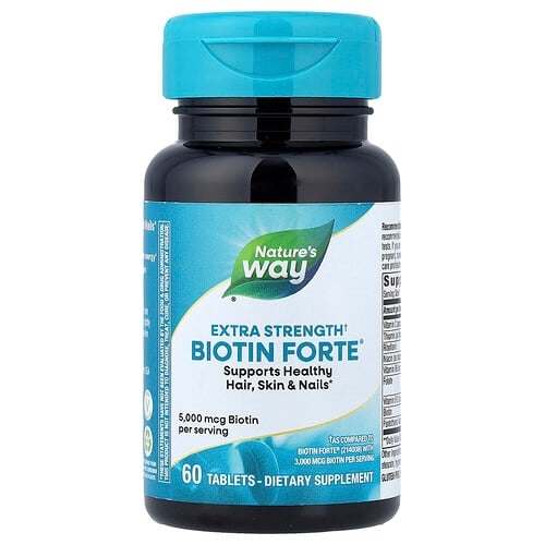 네이쳐스 웨이 Nature's Way, Biotin Forte®, 60정 상세 이미지