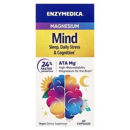 엔자이메디카 Enzymedica, 마그네슘 마인드, 캡슐 60정(캡슐 1정당 350mg)