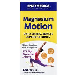 엔자이메디카 Enzymedica, Magnesium Motion, 캡슐 120정(캡슐 1정당 40mg)