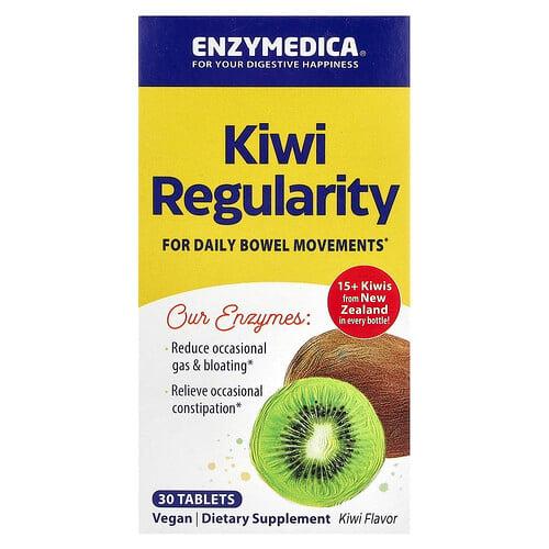 엔자이메디카 Enzymedica, 키위 레귤러리티, 키위, 30정 상품 이미지