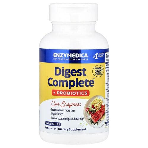엔자이메디카 Enzymedica, Digest Complete® 프로바이오틱 +프로바이오틱, 캡슐 90정 상품 이미지