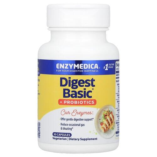 엔자이메디카 Enzymedica, Digest Basic® + 프로바이오틱, 캡슐 30정 상품 이미지