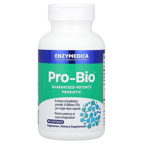 엔자이메디카 Enzymedica, Pro-Bio, 효능 보장 프로바이오틱, 캡슐 90정 상세 이미지