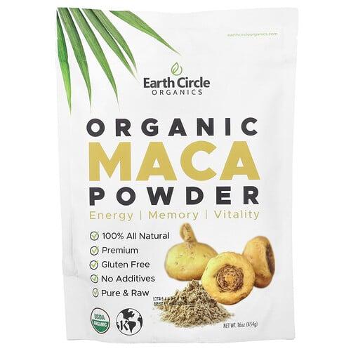 얼스 서클 올가닉스 Earth Circle Organics, 유기농 마카 분말, 454g(16oz) 상품 이미지