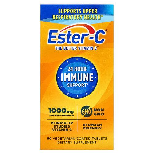 에스터-C EsterC, 24시간 면역력 지원, 1,000mg, 베지 코팅정 60정 상품 이미지