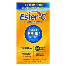 에스터-C EsterC, 24시간 면역력 보충제, 1,000mg, 베지 코팅정 90정
