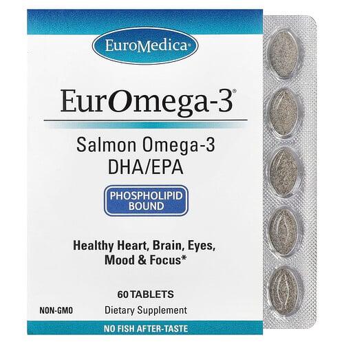 EuroMedica, EuroOmega-3®, 60정 상품 이미지