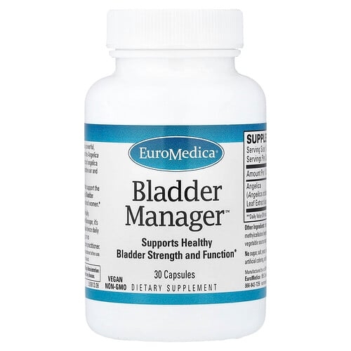 EuroMedica, Bladder 매니저™, 캡슐 30정(캡슐 1정당 100mg) 상세 이미지