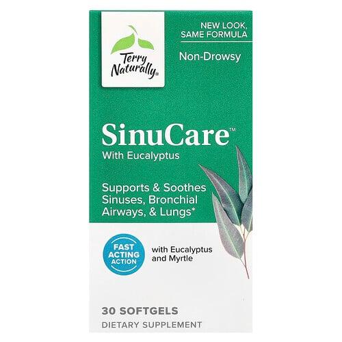 테리 내추럴리 Terry Naturally, 유칼립투스 함유 SinuCare™, 소프트젤 30정 상품 이미지
