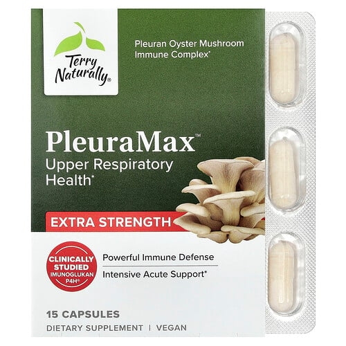 테리 내추럴리 Terry Naturally, PluraMax™, 상기도 건강, 캡슐 15정 상세 이미지