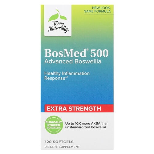 테리 내추럴리 Terry Naturally, BosMed 500, 고급 보스웰리아, 500mg, 소프트젤 120정 상세 이미지