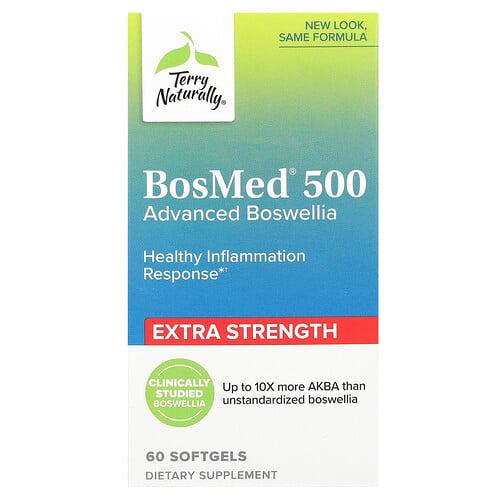 테리 내추럴리 Terry Naturally, BosMed 500, 고급 보스웰리아, 소프트젤 60정(소프트젤당 500mg) 상품 이미지