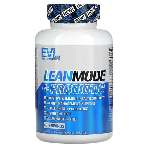 이보루션 뉴트리션 EVLution Nutrition, LeanMode + 프로바이오틱, 캡슐 120정 상품 이미지