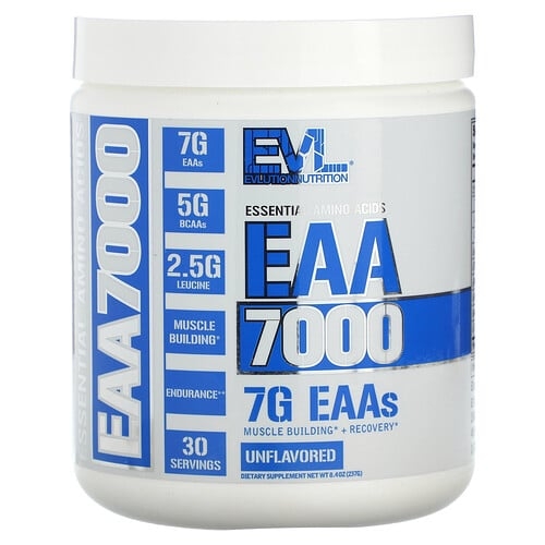 이보루션 뉴트리션 EVLution Nutrition, EAA 7000, 무맛, 237g(8.4oz) 상세 이미지