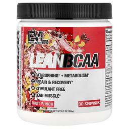 이보루션 뉴트리션 EVLution Nutrition, Lean BCAA®, 과일 펀치, 246g(8.7oz)