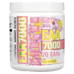 이보루션 뉴트리션 EVLution Nutrition, EAA 7,000, 핑크 레모네이드, 309g(10.9oz)