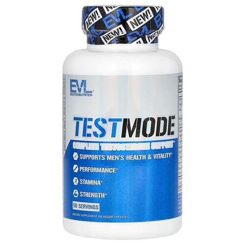 이보루션 뉴트리션 EVLution Nutrition, TestMode, 테스토스테론 강화, 베지 캡슐 100정 상품 이미지