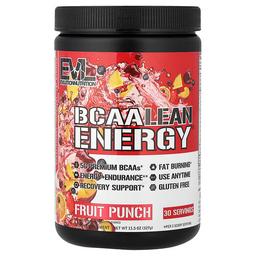 이보루션 뉴트리션 EVLution Nutrition, BCAA 린 에너지®, 과일 펀치, 11.5 oz (327 g)