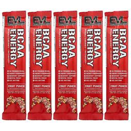 이보루션 뉴트리션 EVLution Nutrition, BCAA Energy®, 과일 펀치, 5팩, 각 9.9g(0.3oz)