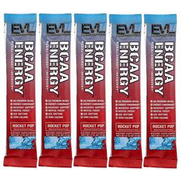 이보루션 뉴트리션 EVLution Nutrition, BCAA Energy®, 로켓 팝, 5팩, 각 9.4g(0.33oz)
