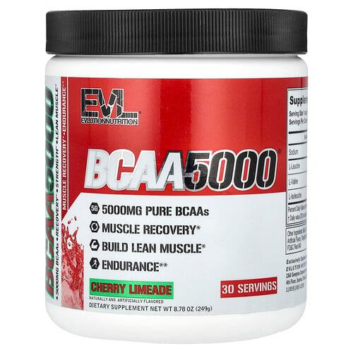 이보루션 뉴트리션 EVLution Nutrition, BCAA5000®, 체리 라임에이드, 249g(8.78oz) 상품 이미지