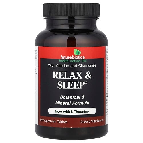 퓨쳐바이오틱스 Futurebiotics, Relax & Sleep®, 베지 정제 120정 상세 이미지