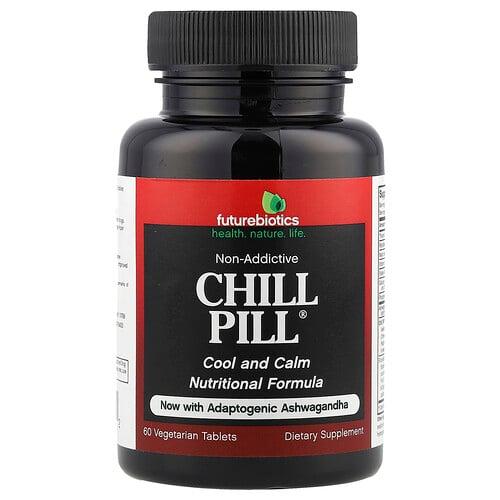 퓨쳐바이오틱스 Futurebiotics, Chill Pill, 베지 60정 상품 이미지